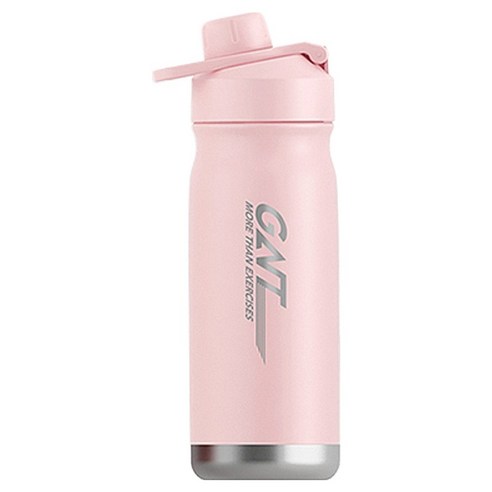 포터블 스포츠 스텐 보온 보냉 텀블러, 핑크, 1개, 550ml