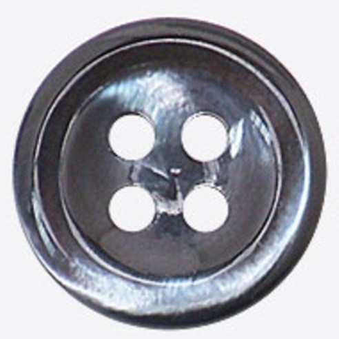동대문단추왕 리얼 자개 단추 13mm RS-01, 스모크, 8개