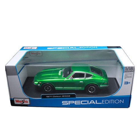 마이스토 1:18 닷선 240Z 1971 메탈릭그린 올드카 다이캐스트 모형차, 1개