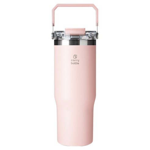 캐리보틀 듀얼플로우 탑핸들 텀블러, 핑크, 1개, 950ml