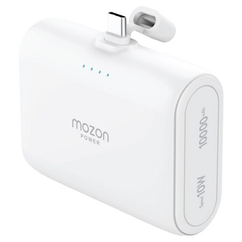 모즈온 일체형 C타입 도킹형 10000mAh 대용량 보조배터리 + C타입 케이블 세트