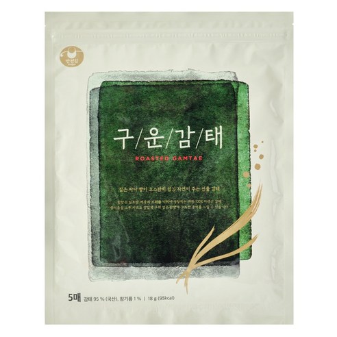 바다의 숨결을 담은 만전김 구운 감태: 섬세한 풍미와 건강을 굽다 구운감태