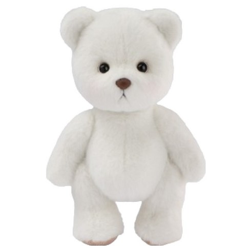 테디테일즈 레나베어 단모 인형 S + 쇼핑백, 20cm, 화이트, 1개