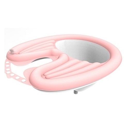 뉴실버 PVC 노인 환자 임산부 샴푸 헤어 케어 머리감기 받침대, 핑크, 1개