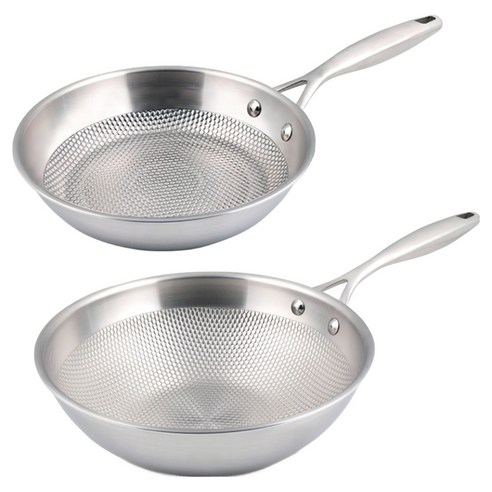 리빙글로리 인덕션 마스터스타 통 5중 궁중팬 24cm + 프라이팬 24cm 세트, 1세트