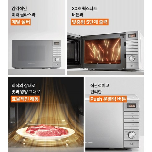 간편함과 디자인을 모두 갖춘 혼밥 필수템, 나비엔매직 전자레인지