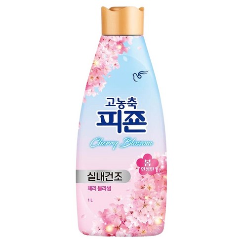 피죤 고농축 섬유유연제 체리블라썸 리필, 1개, 1L