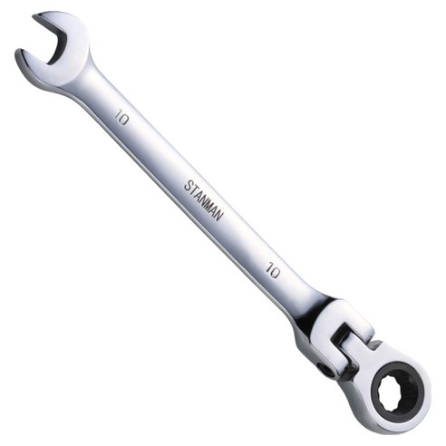 스탠맨 플렉시블 라쳇 렌치 스패너 10mm, 1개