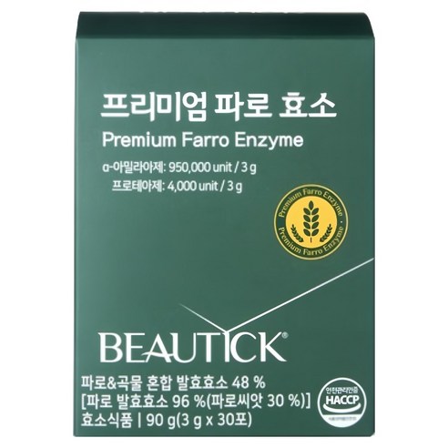 뷰틱 프리미엄 파로 효소, 30회분, 1개