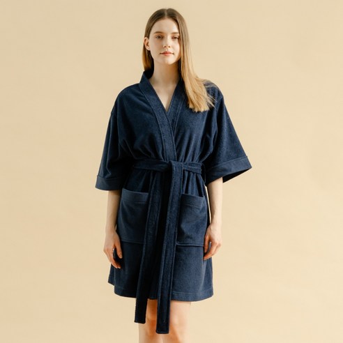 테리모달 숏 로브 L / XL, 네이비, 1개