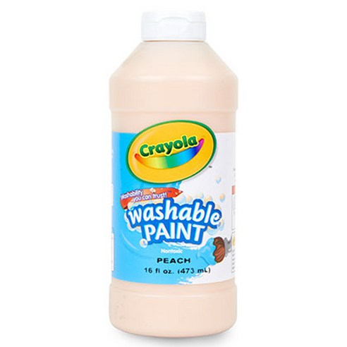 크레욜라 워셔블 페인트 피치, 473ml, 1색