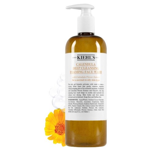 키엘 칼렌듈라 딥 클렌징 포밍 훼이스 워시, 1개, 500ml