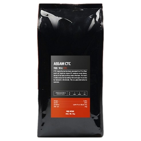 프리미어스 루즈티 아쌈 CTC 홍차, 1kg, 1개, 1개입