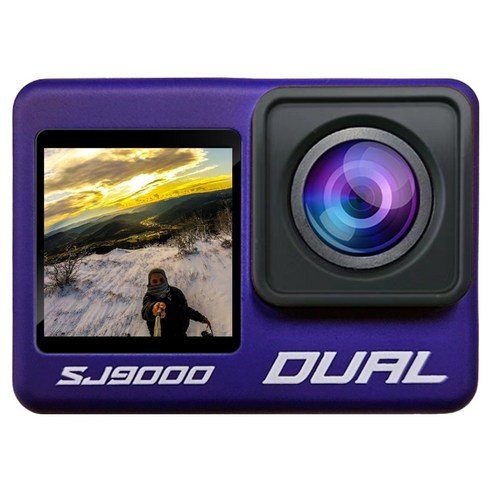 에이스원 4K 터치스크린 C타입 블랙박스 액션캠 SJ9000 DUAL, 블루