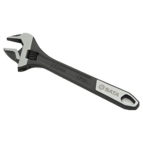 사타 와이드 Jaw 몽키 스패너 개구부 36.5mm x L 212mm 47123, 1개