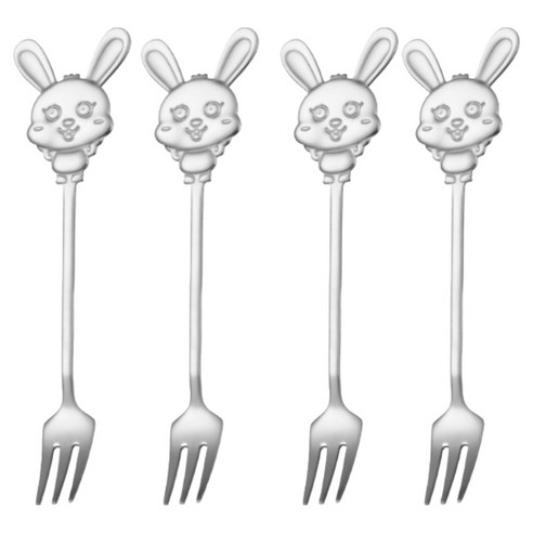 센스팡 304스텐 토끼 티포크, 4개