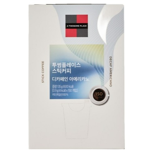 투썸플레이스 스틱커피 디카페인 아메리카노, 0.9g, 1개, 150개입