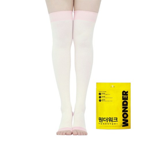 원더워크 수면 압박스타킹 허벅지형