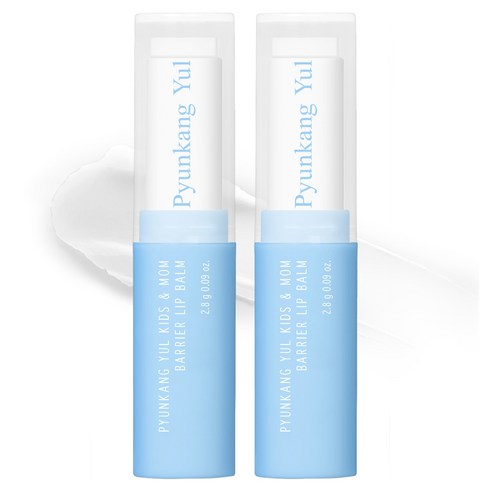 편강율 키즈앤맘 배리어 립밤 2.8g, 무향, 2개