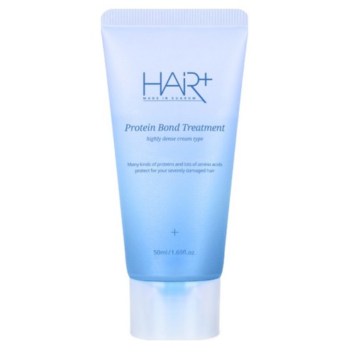 헤어플러스 단백질 본드 극손상모 케어 고단백 클리닉 트리트먼트, 50ml, 1개
