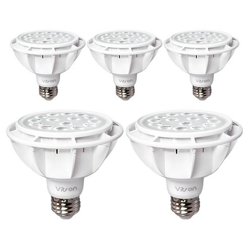 비츠온 15W 집중형 LED 전구 3000K 화이트 S PAR30, 전구색, 5개