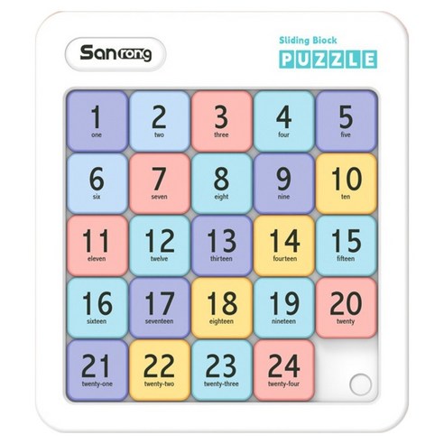 타이디홈 펀펀 5 x 5 마그네틱 매직 퍼즐, 1개, 24피스