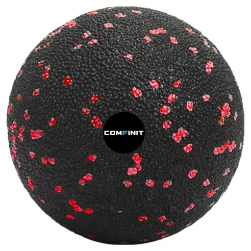 컴피닛 EPP 요가 마사지볼 8cm, 레드블랙, 1개