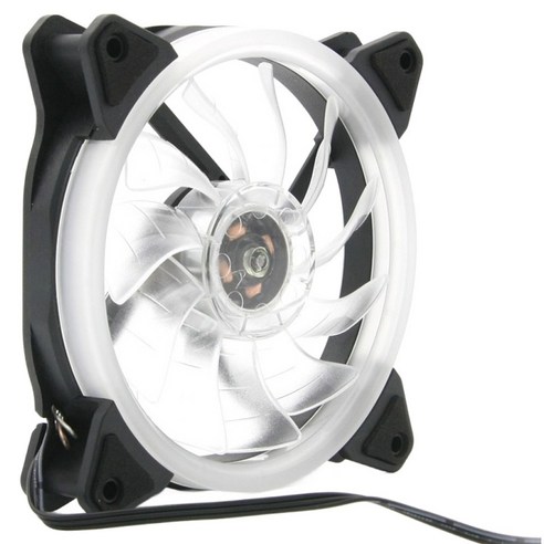 컴스 LED Cooler 쿨러 팬 4Pin 3Pin 쿨러 케이스용 CASE 120mm BT199