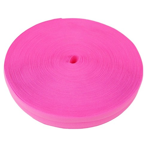 JStrading 접밴드 바이어스 엘라스틱 밴드 20mm, 34 형광핑크, 1개