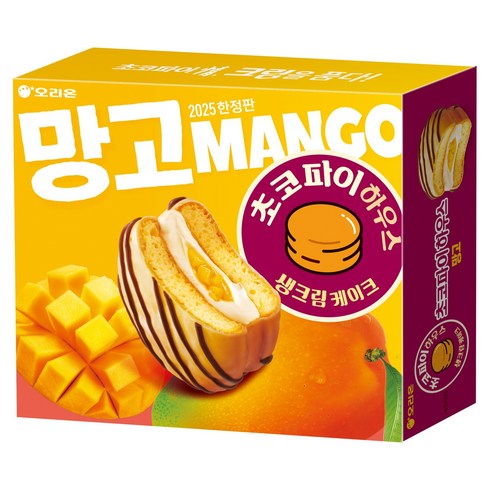 오리온 초코파이하우스 망고 12p, 1개, 384g