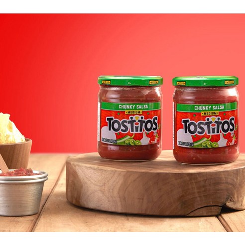 토스티토스 살사 소스로 영화관 나쵸를 집에서 즐기세요!