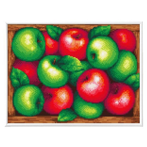 블링블링 보석십자수 슬림액자패키지 AB 비즈 + 원형비즈 세트 30 x 40 cm, 1세트, BL3040-020 재물사과