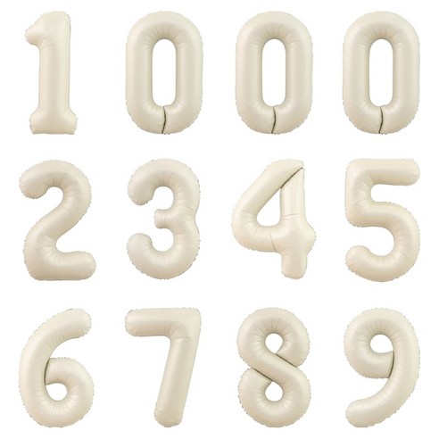 특별한 날, 빛나는 숫자로 추억을 디자인하세요! 숫자풍선
