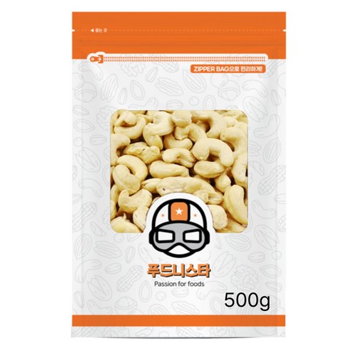 푸드니스타 캐슈넛, 500g, 1개
