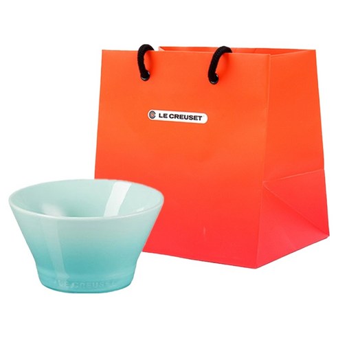 르크루제 네오 볼 600ml + 쇼핑백, 쿨민트, 1개, 볼 + 쇼핑백