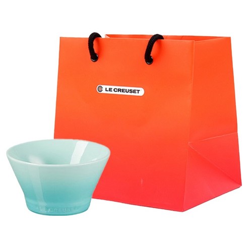 르크루제 네오 볼 300ml + 쇼핑백, 쿨민트, 1개, 볼 + 쇼핑백