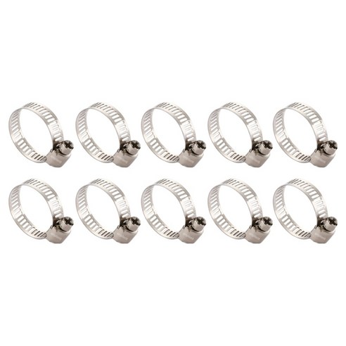 앙플랜트 올스텐 호스 스텐밴드 십자 나사형 40~64mm, 10개