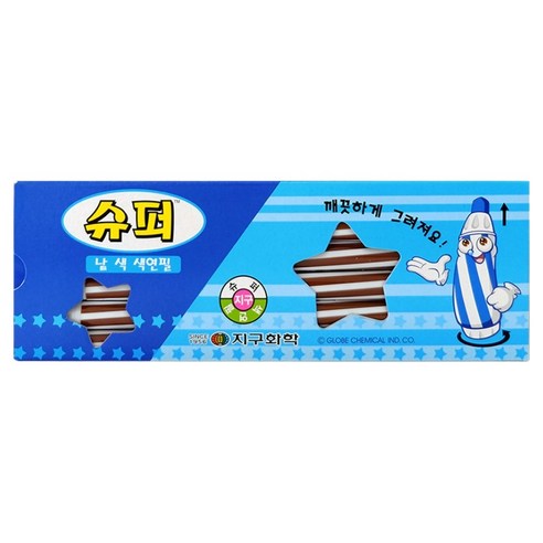 지구화학 슈퍼 색연필 낱색 갈색 12p, 1개, 1색