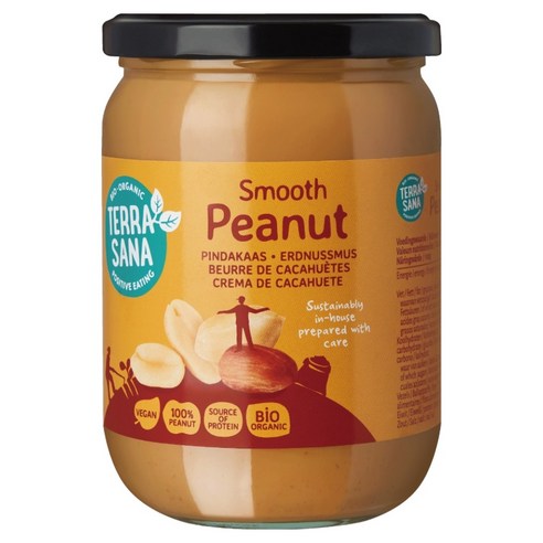 테라사나 유기농 땅콩버터 스무스: 자연의 고소함이 선사하는 부드러운 미식 경험 유기농땅콩버터