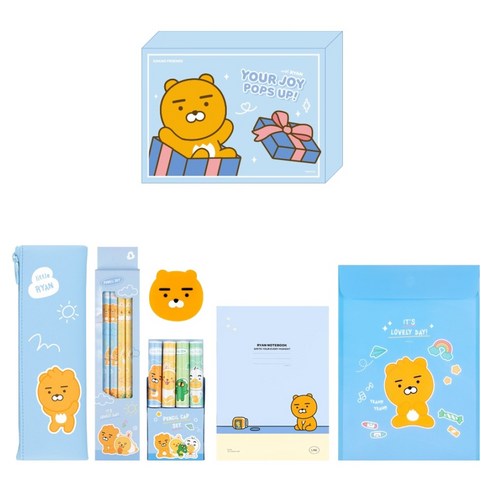 카카오프렌즈 스페셜 문구세트, 라이언, 1세트