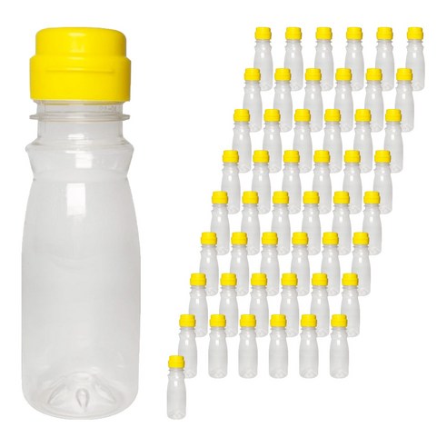 대경 P 멀티 소스통 + 노랑캡, 100개, 100ml