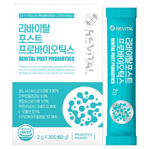 메디콕 리바이탈 포스트 프로바이오틱스 30p, 60g, 1개
