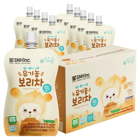 서울대 우아한 유기농 보리차, 10개, 1개입, 100ml