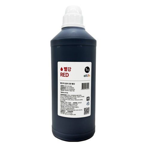 엘틴 푸드칼라 식용색소 진한 빨강, 1kg, 1개