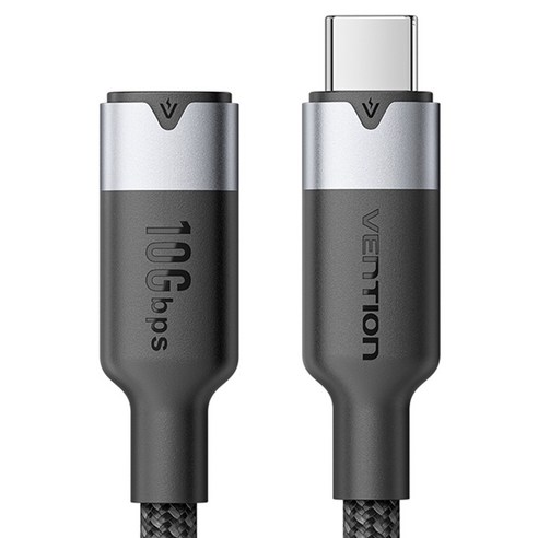 벤션 USB3.2 10Gbps C타입-C타입 4K 영상 지원 MF 연장케이블 블랙, 1개, 0.5m