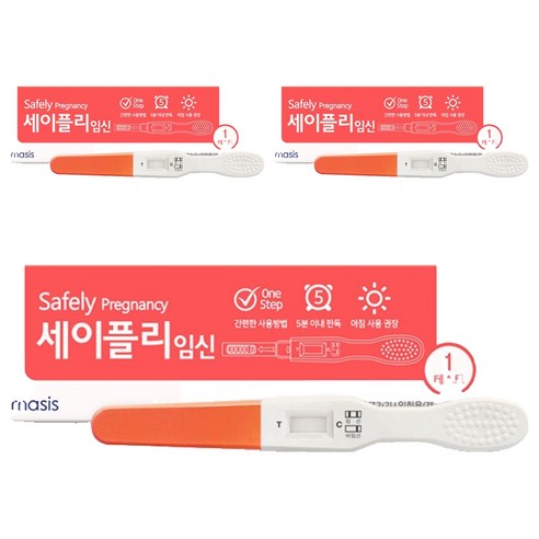 휴마시스 세이플리 임신테스트기, 3개, 1개입