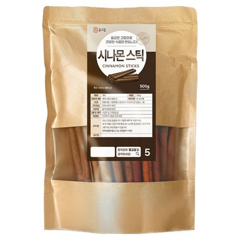 윤고집 시나몬 계피 스틱, 500g, 1개