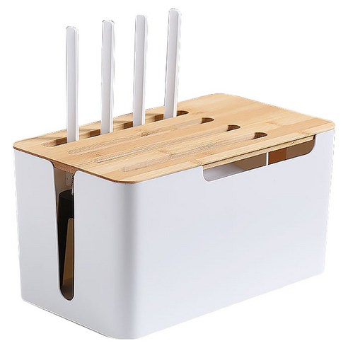 어지러운 전선, 이제 안녕! 깔끔한 정리로 삶의 질을 높여보세요 셋탑박스정리함