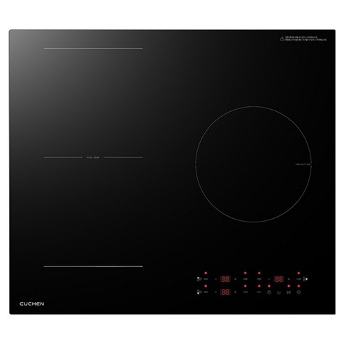 쿠첸 IH BLACK 3400 3구 인덕션 방문설치, CIR-PB331TOB2, 빌트인