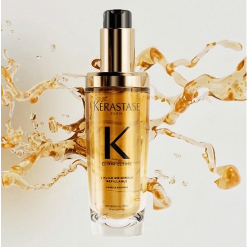케라스타즈 엘릭서 얼팀 오일로 되찾은 찰랑이는 윤기!
